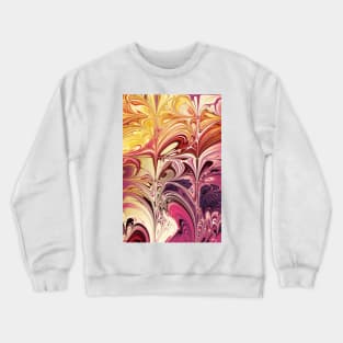 swirly colourful pattern Crewneck Sweatshirt